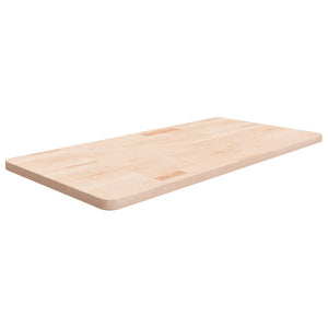 vidaXL Bathroom Vanity Top 100x50x2.5 cm Solid Wood Untreated