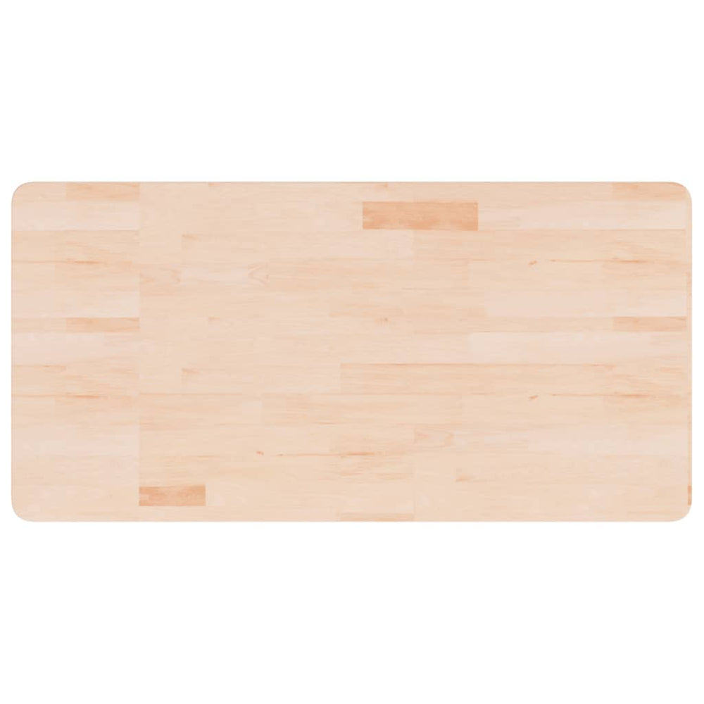 vidaXL Bathroom Vanity Top 100x50x2.5 cm Solid Wood Untreated