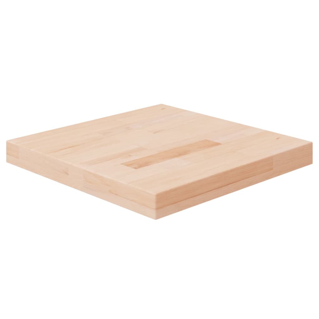 vidaXL Table Top Square 40x40x4 cm Oak Untreated
