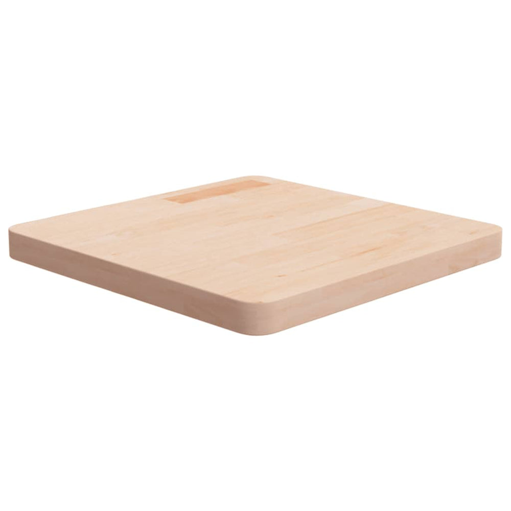 vidaXL Tabletop Square 50x50x4 cm Oak Wood Untreated