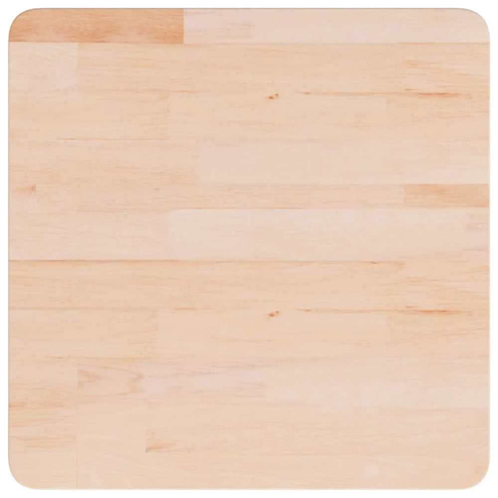 vidaXL Tabletop Square 50x50x4 cm Oak Wood Untreated