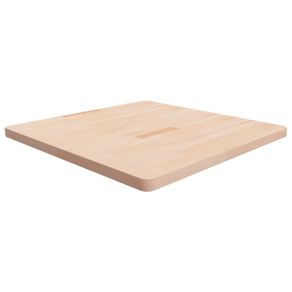 vidaXL Tabletop Square 90x90x4 cm Oak Untreated