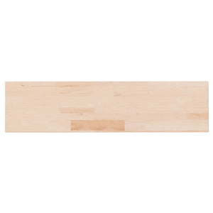 vidaXL Shelf 80x20x4 cm Untreated Solid Oak Wood