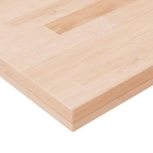 vidaXL Shelf 80x20x4 cm Untreated Solid Oak Wood