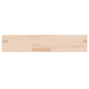 vidaXL Shelf 100x20x4 cm Untreated Solid Oak Wood