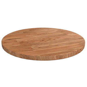 vidaXL Round Tabletop Light Brown Ø30x1.5 cm Treated Oak Wood