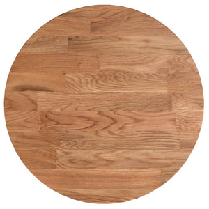 vidaXL Round Tabletop Light Brown Ø30x1.5 cm Treated Oak Wood