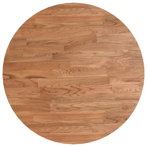vidaXL Round Tabletop Light Brown Ø40x1.5 cm Treated Oak Wood
