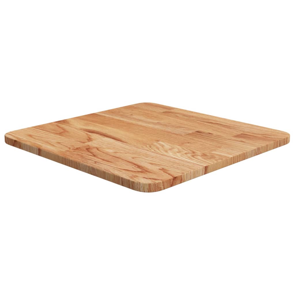 vidaXL Tabletop Square Light Brown 40x40x1.5cm Treated Oak