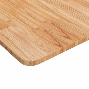 vidaXL Tabletop Square Light Brown 40x40x1.5cm Treated Oak