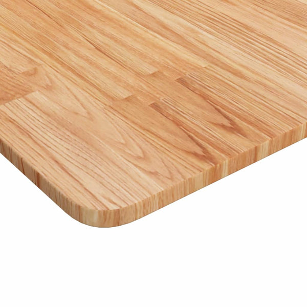 vidaXL Tabletop Square Light Brown 40x40x1.5cm Treated Oak