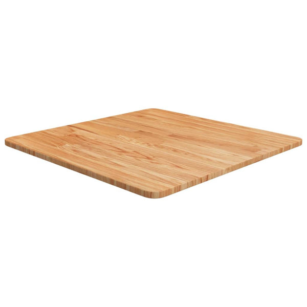 vidaXL Table Top Square Light Brown 60x60x1.5 cm Treated Oak