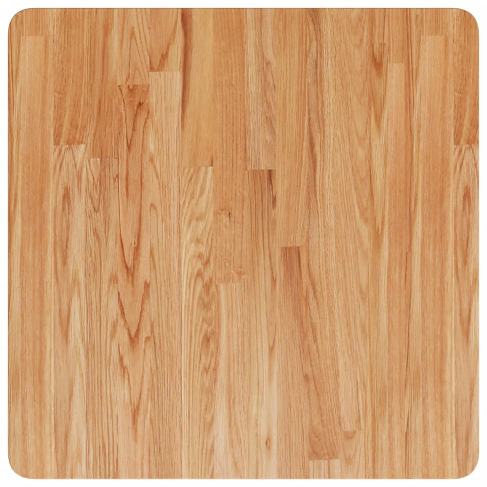 vidaXL Table Top Square Light Brown 60x60x1.5 cm Treated Oak
