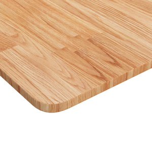 vidaXL Table Top Square Light Brown 60x60x1.5 cm Treated Oak