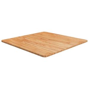 vidaXL Tabletop Square Light Brown 70x70x1.5 cm Treated Oak