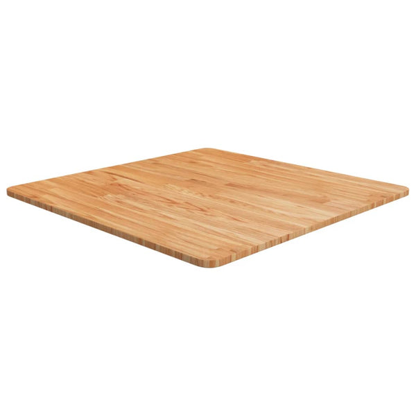 vidaXL Tabletop Square Light Brown 70x70x1.5 cm Treated Oak