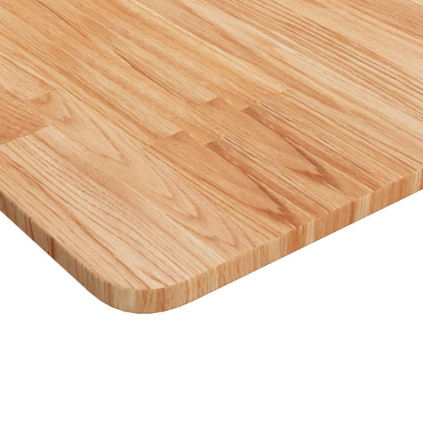 vidaXL Tabletop Square Light Brown 70x70x1.5 cm Treated Oak