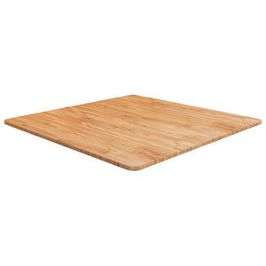 vidaXL Tabletop Square Light Brown 80x80x1.5cm Treated Oak
