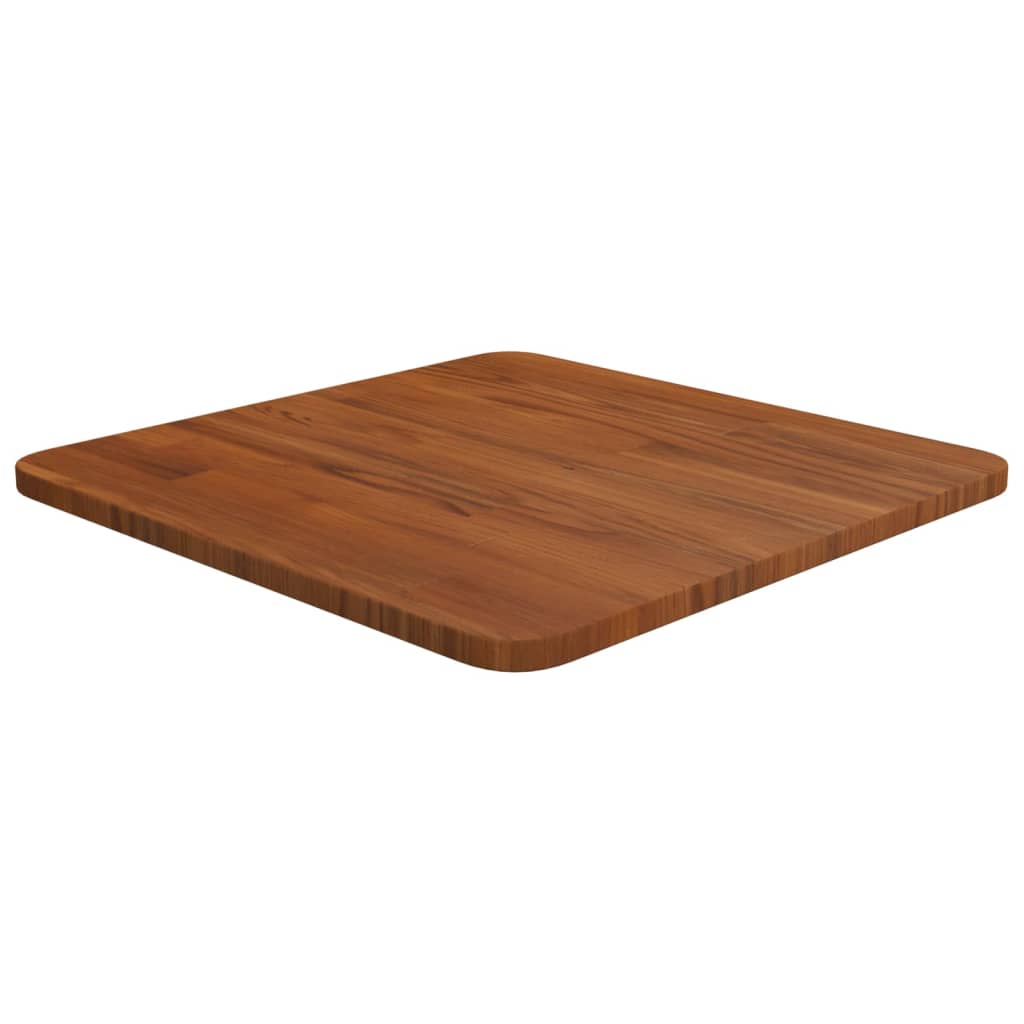 vidaXL Square Tabletop Dark Brown 40x40x1.5 cm Treated Oak
