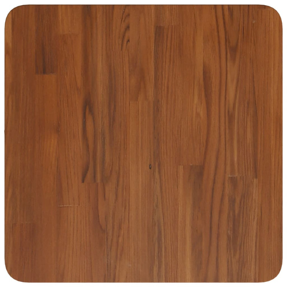 vidaXL Square Tabletop Dark Brown 40x40x1.5 cm Treated Oak