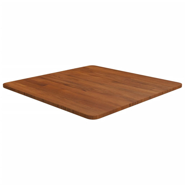 vidaXL Table Top Square Dark Brown 60x60x1.5 cm Treated Oak