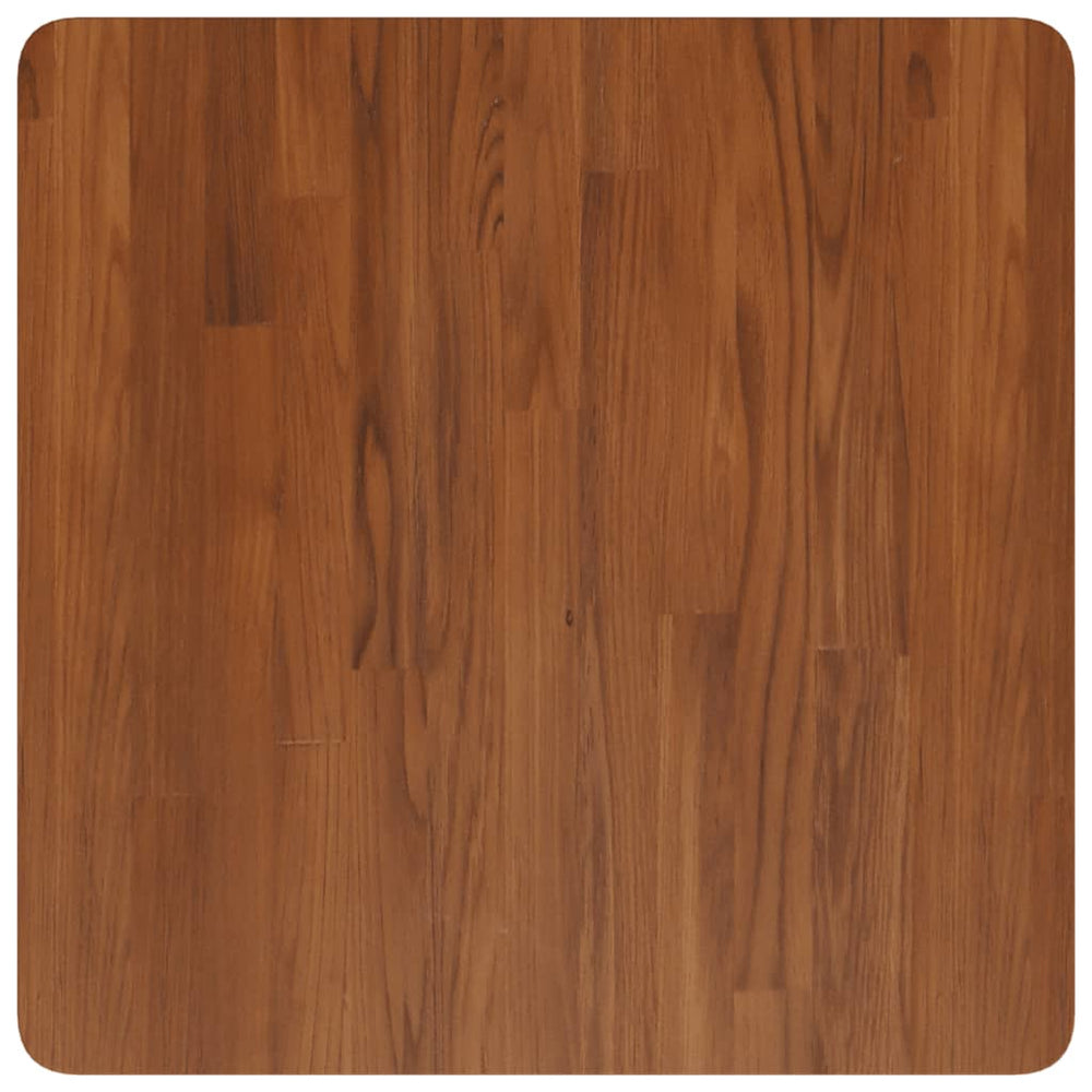 vidaXL Table Top Square Dark Brown 60x60x1.5 cm Treated Oak