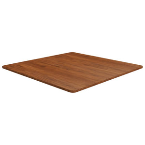 vidaXL Tabletop Square Dark Brown 80x80x1.5cm Treated Oak