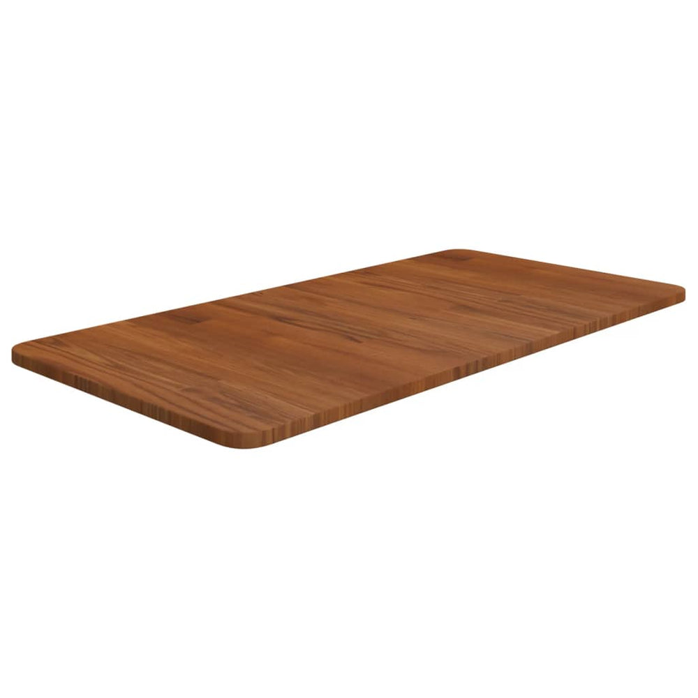 vidaXL Dark Brown Washbasin Top 80x40x1.5 cm Solid Treated Wood