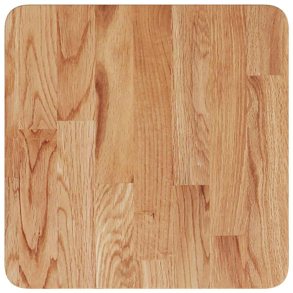 vidaXL Tabletop Square Light Brown 40x40x2.5 cm Treated Oak
