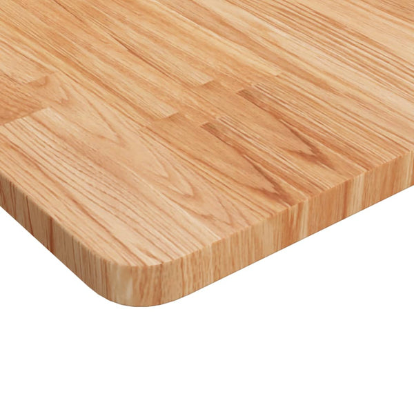 vidaXL Tabletop Square Light Brown 40x40x2.5 cm Treated Oak