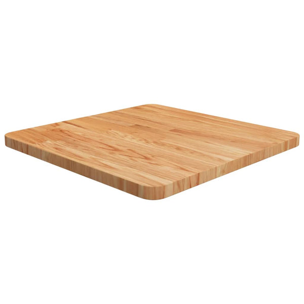 vidaXL Table Top Square Light Brown 50x50x2.5cm Treated Oak