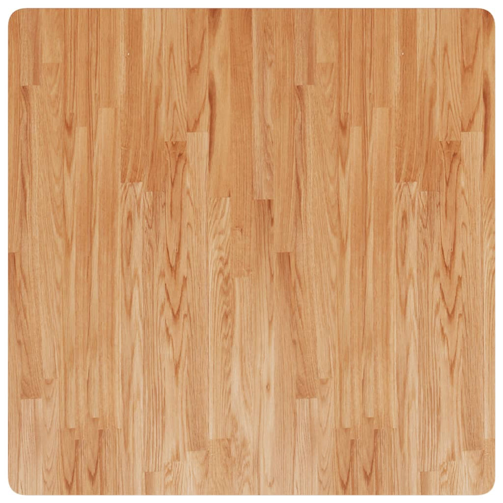 vidaXL Table Top Square Light Brown 90x90x2.5cm Treated Oak