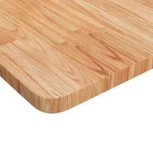 vidaXL Table Top Square Light Brown 90x90x2.5cm Treated Oak