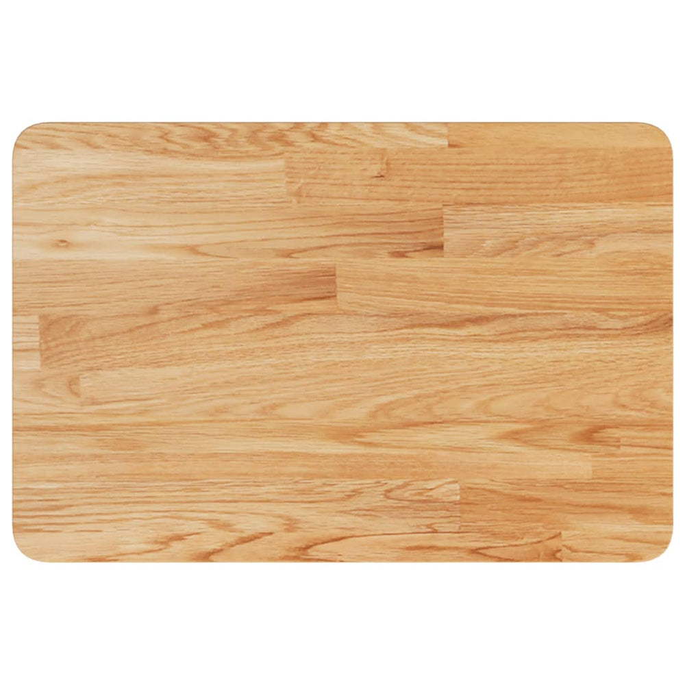 vidaXL Light Brown Vanity Top 60x40x2.5 cm Solid Treated Wood
