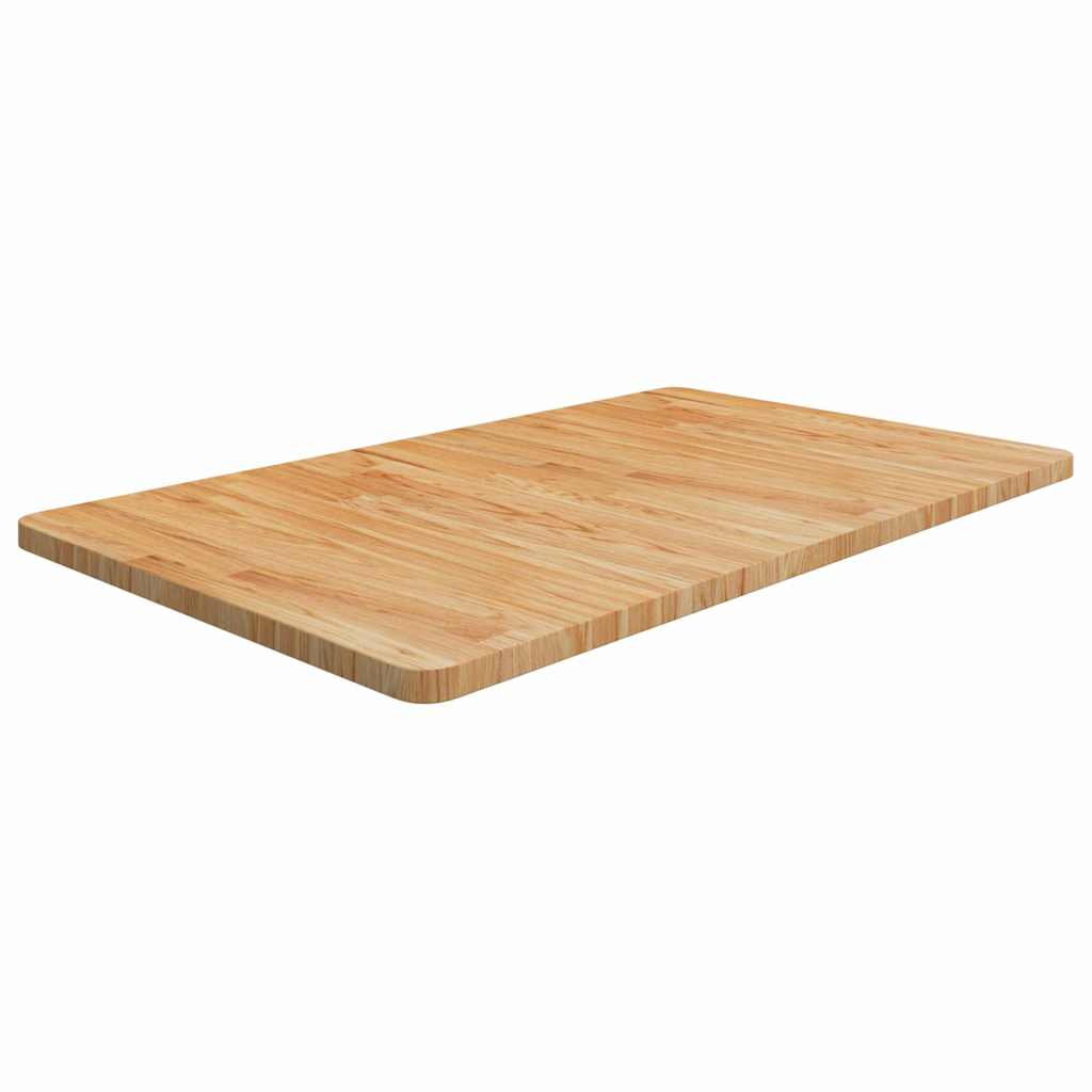 vidaXL Bathroom Vanity Top Light Brown 100x60x2.5 cm Solid Treated Wood