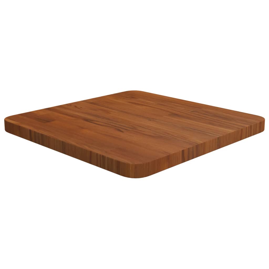 vidaXL Tabletop Square Dark Brown 40x40x2.5 cm Treated Oak