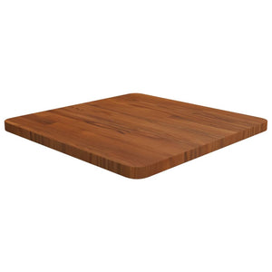 vidaXL Tabletop Square Dark Brown 50x50x2.5 cm Treated Oak