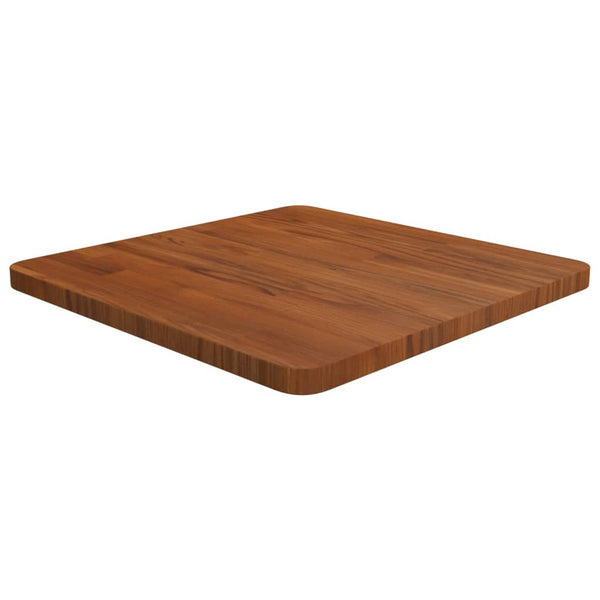 vidaXL Tabletop Square Dark Brown 50x50x2.5 cm Treated Oak