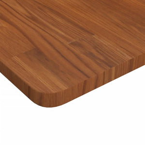 vidaXL Tabletop Square Dark Brown 50x50x2.5 cm Treated Oak
