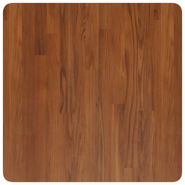vidaXL Tabletop Square Dark Brown 60x60x2.5 cm Treated Oak