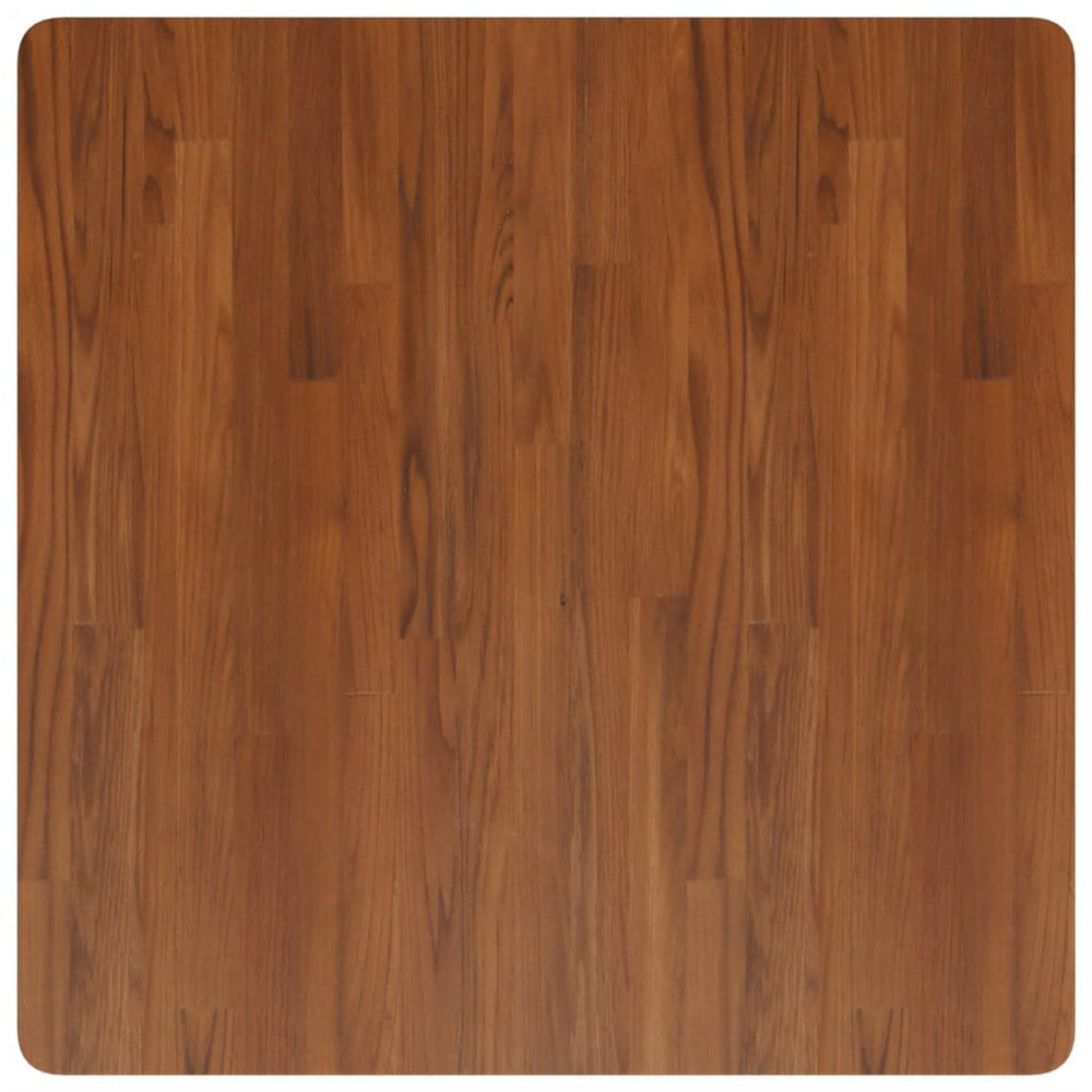 vidaXL Tabletop Square Dark Brown 80x80x2.5 cm Treated Oak