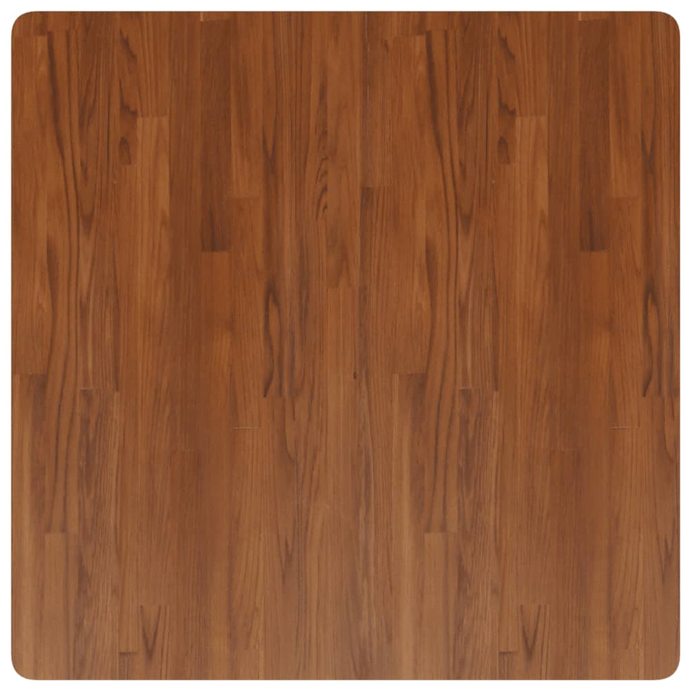vidaXL Tabletop Square Dark Brown 90x90x2.5cm Treated Oak