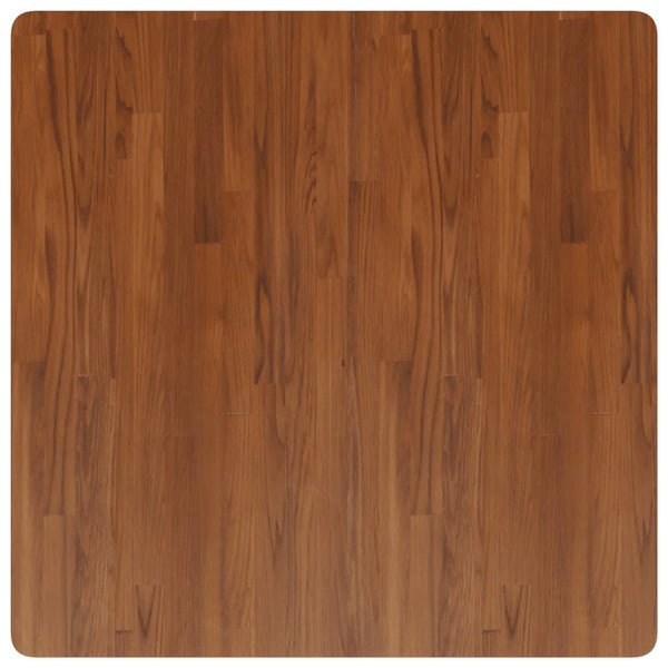 vidaXL Tabletop Square Dark Brown 90x90x2.5cm Treated Oak