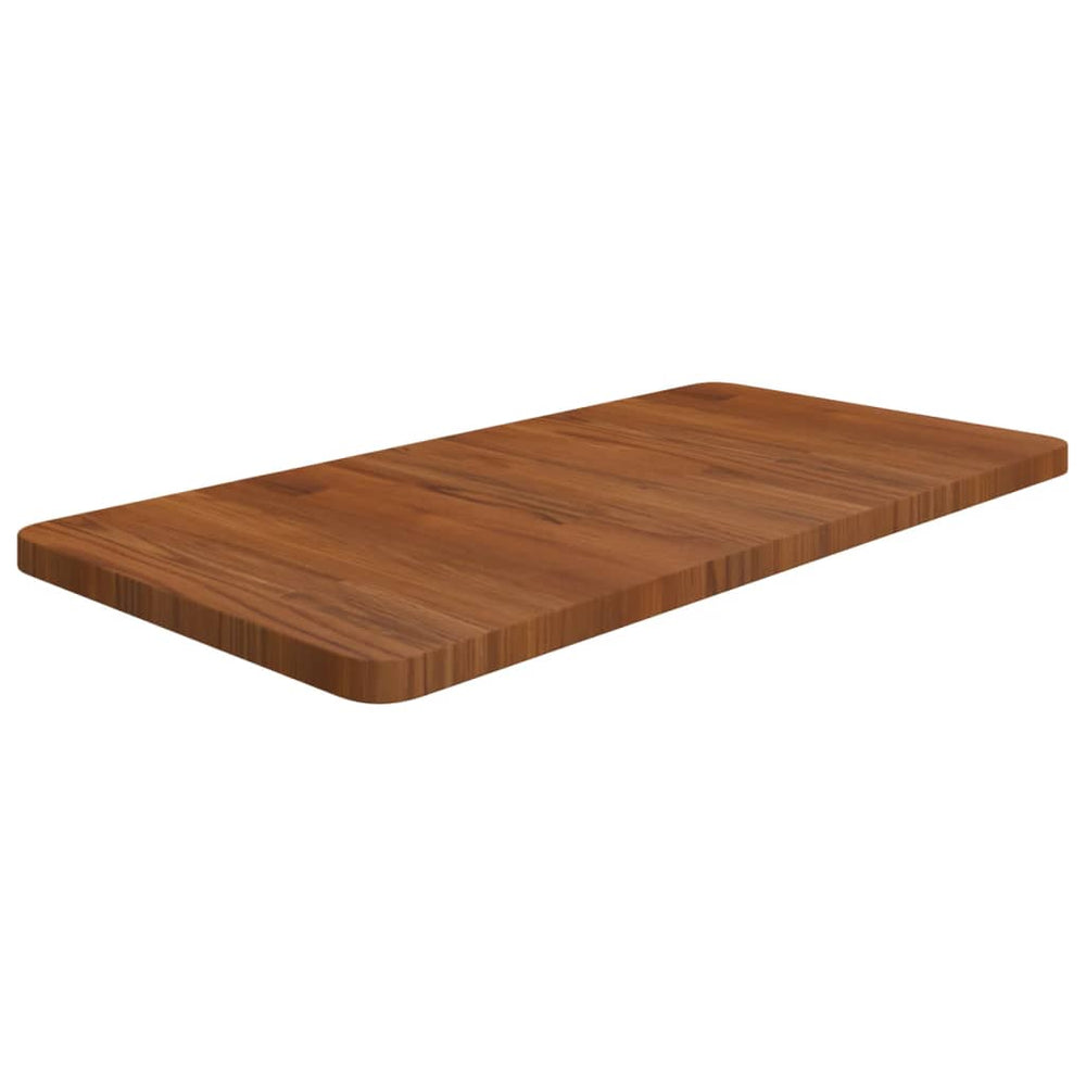 vidaXL Dark Brown Washbasin Top 80x40x2.5 cm Solid Wood Treated