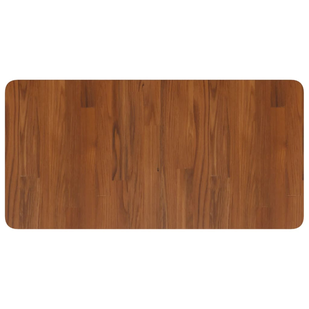 vidaXL Dark Brown Washbasin Top 80x40x2.5 cm Solid Wood Treated