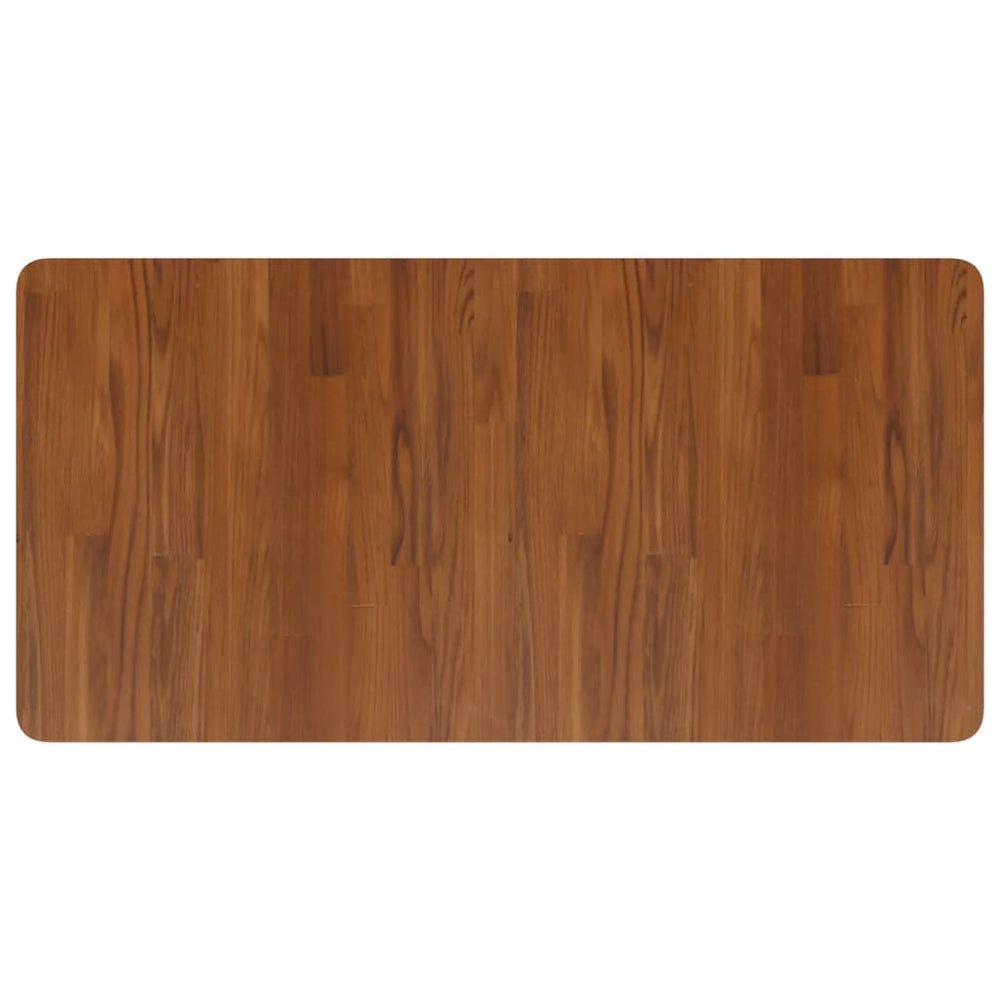 vidaXL Washbasin Countertop Dark Brown 100x50x2.5 cm Solid Treated Wood