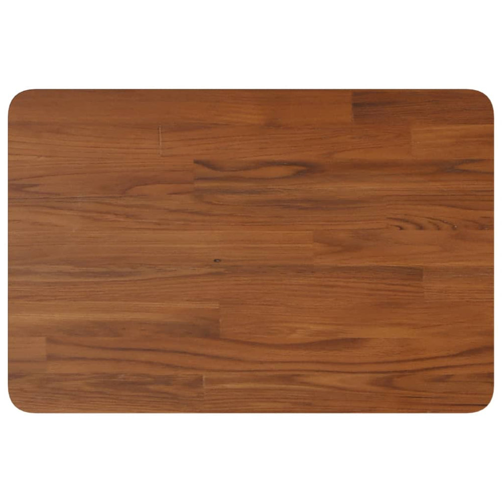 vidaXL Dark Brown Vanity Top 60x40x2.5 cm Solid Wood Treated