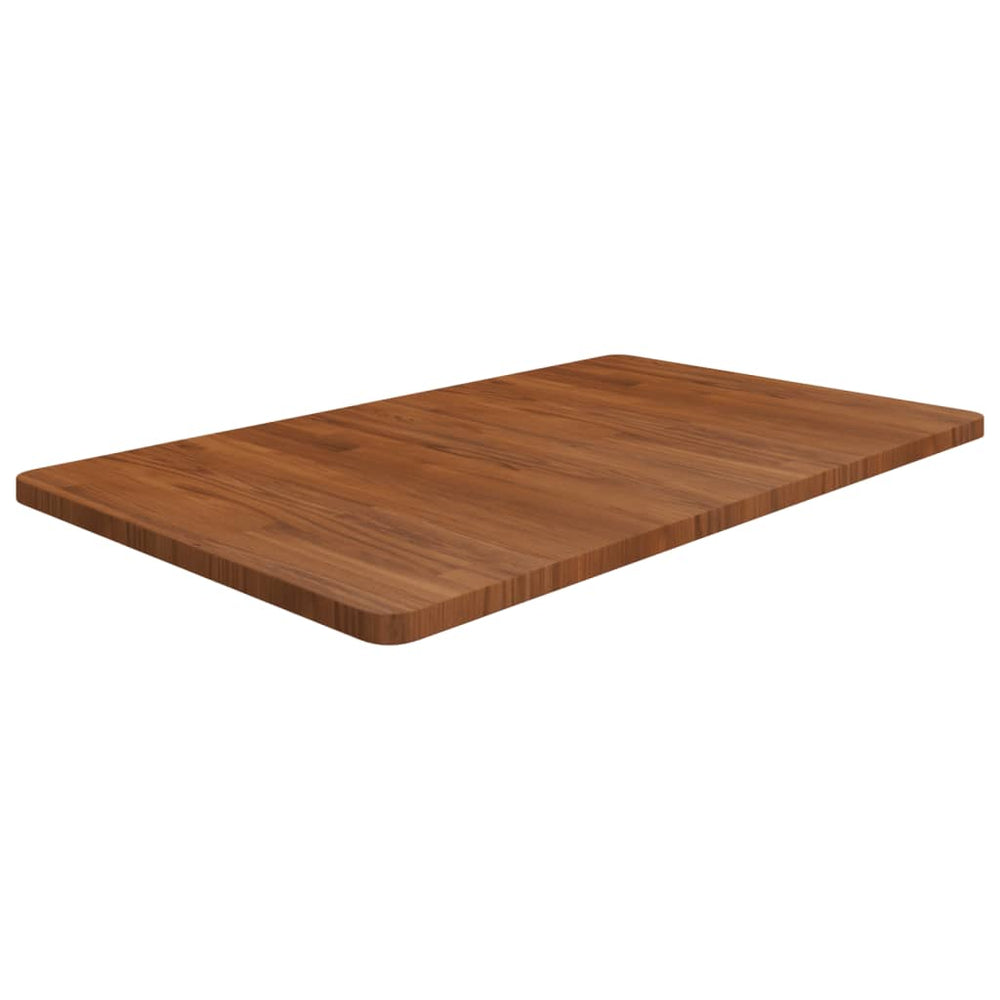 vidaXL Bathroom Countertop Dark Brown 100x60x2.5 cm Solid Wood Treated