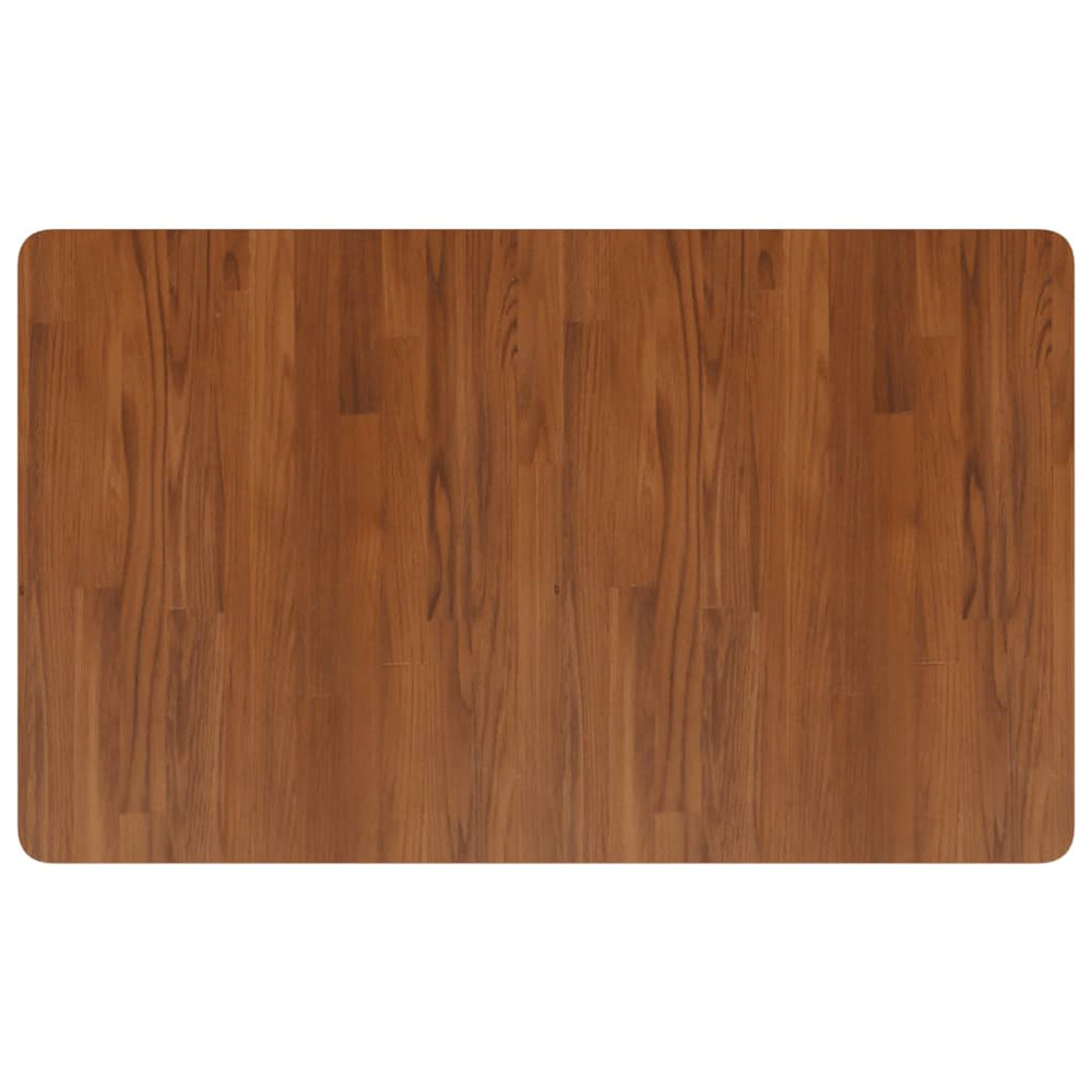 vidaXL Bathroom Countertop Dark Brown 100x60x2.5 cm Solid Wood Treated