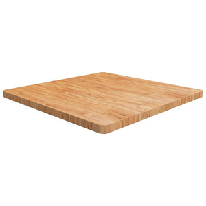 vidaXL Tabletop Square Light Brown 90x90x4 cm Treated Oak
